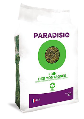 Paradisio - Foin des Montagnes pour Rongeurs - 20L