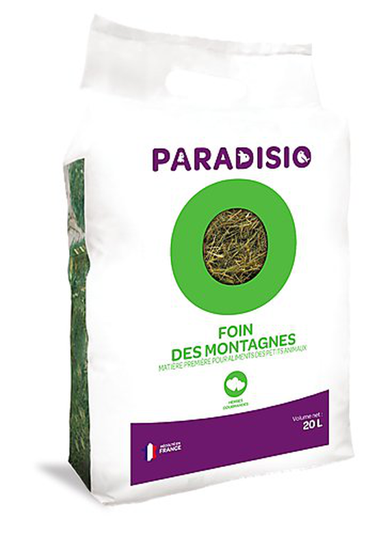 Paradisio - Foin des Montagnes pour Rongeurs - 20L image number null