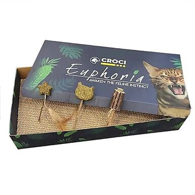 Croci - Kit Griffoir + Jeu pour Chats - 47x24x10cm