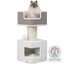 Trixie - Arbre à chat XXL Ava blanc/gris - 86 cm Indicateur image numéro 3