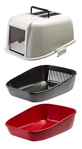 Ferplast - Maison de Toilettes Magix pour Chats - Bordeaux Image num&eacute;ro 2