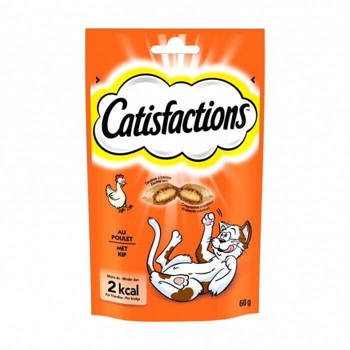 Catisfactions - Friandises au Poulet pour Chat - 60g Image num&eacute;ro 1