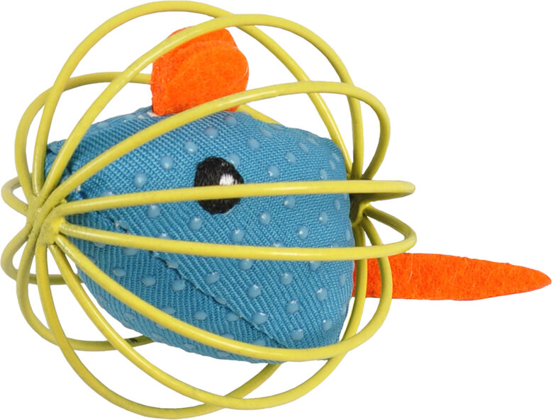 Flamingo - Jouet Rio Souris dans Balle pour Chats - 6cm Image numéro 2 Flamingo - Jouet Rio Souris dans Balle pour Chats - 6cm Image numéro 2