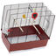Ferplast - Cage Rekord 3 pour Oiseaux Exotique - Noir/Rouge Indicateur image numéro 5