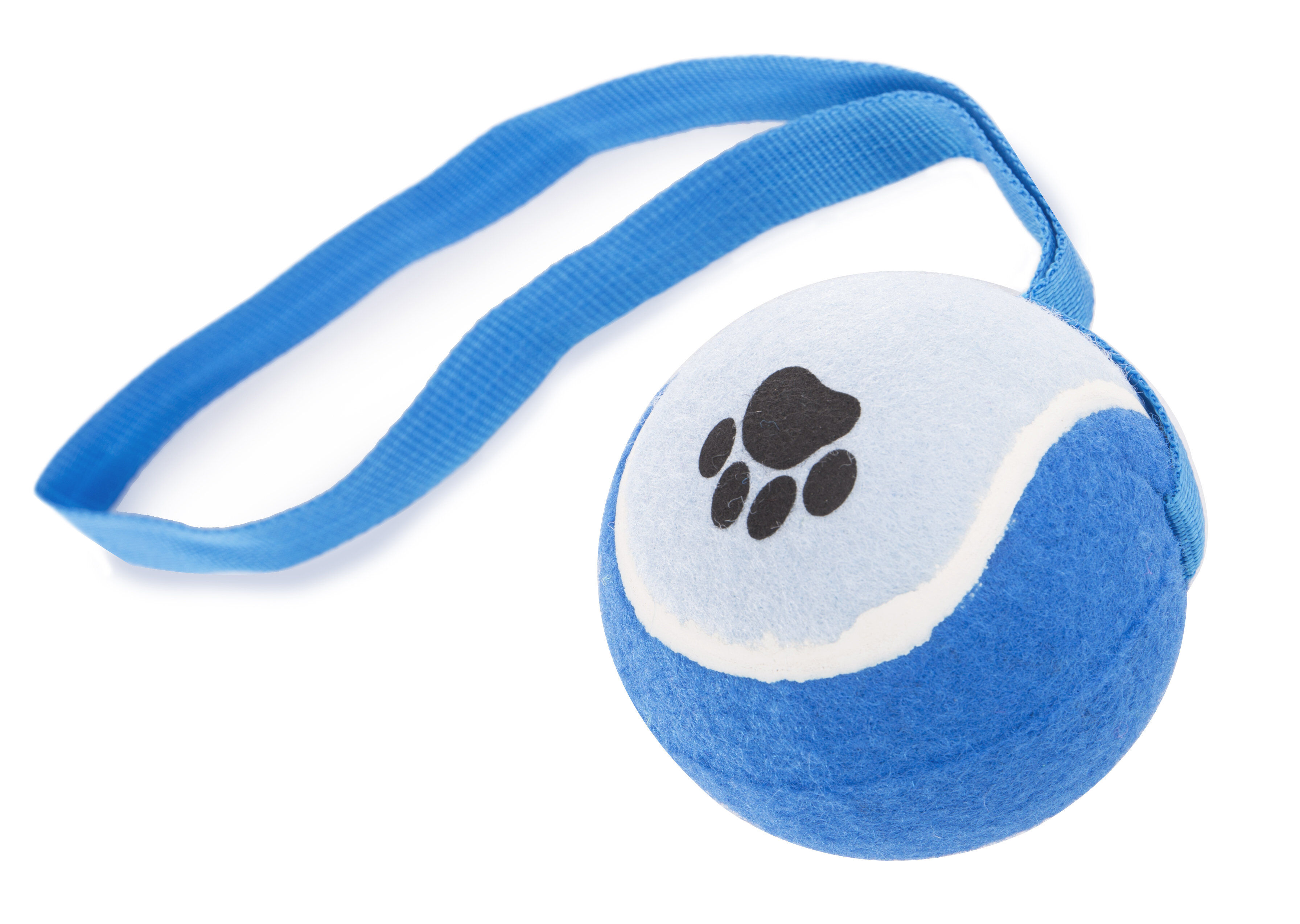 Balle De Tennis Avec Sangle pour Chien - 100mm Image num&eacute;ro 1