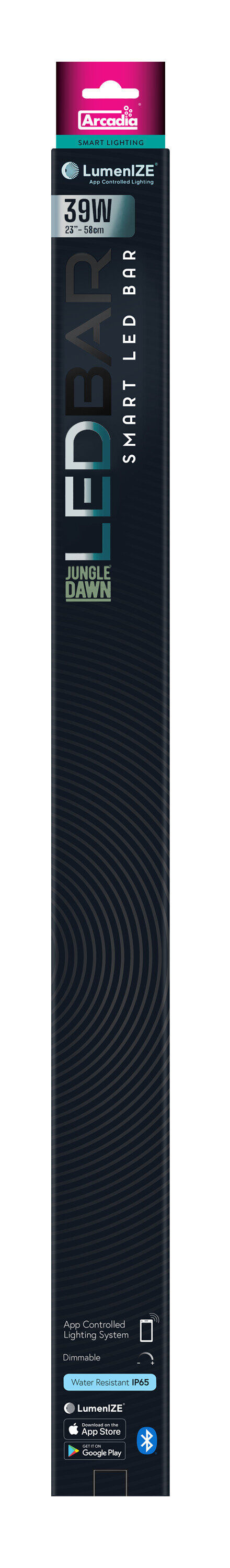 Arcadia - Luminaire Jungle Dawn Led Bar 570mm 35 Watt - R&eacute;ptiles Image num&eacute;ro 1