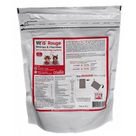 Osalia - Complément VIT'I5 Rouge Eco Recharge pour Chiens et Chats - 600g