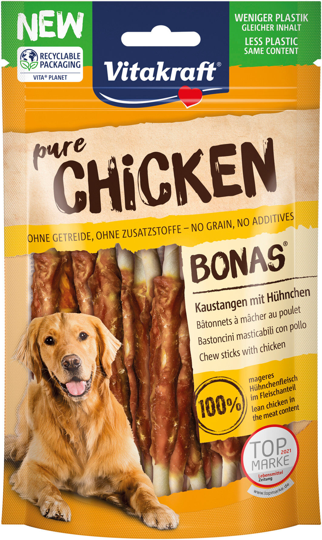 Vitakraft - Chicken Bonas B&acirc;tonnet au Poulet - 80g Image num&eacute;ro 1