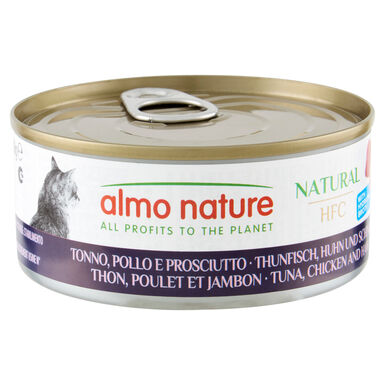 Almo Nature - Pâtée Hfc Natural Thon, Poulet Et Jambon - 150g