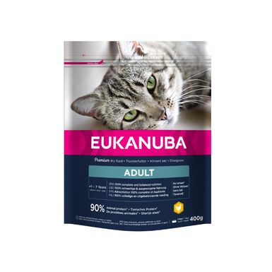 Eukanuba -  Croquettes Chat Adulte Condition Optimale Toutes Races Poulet 400g