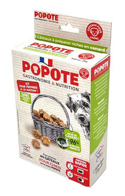 Popote - Kit friandises au Canard pour Chiens - 200g