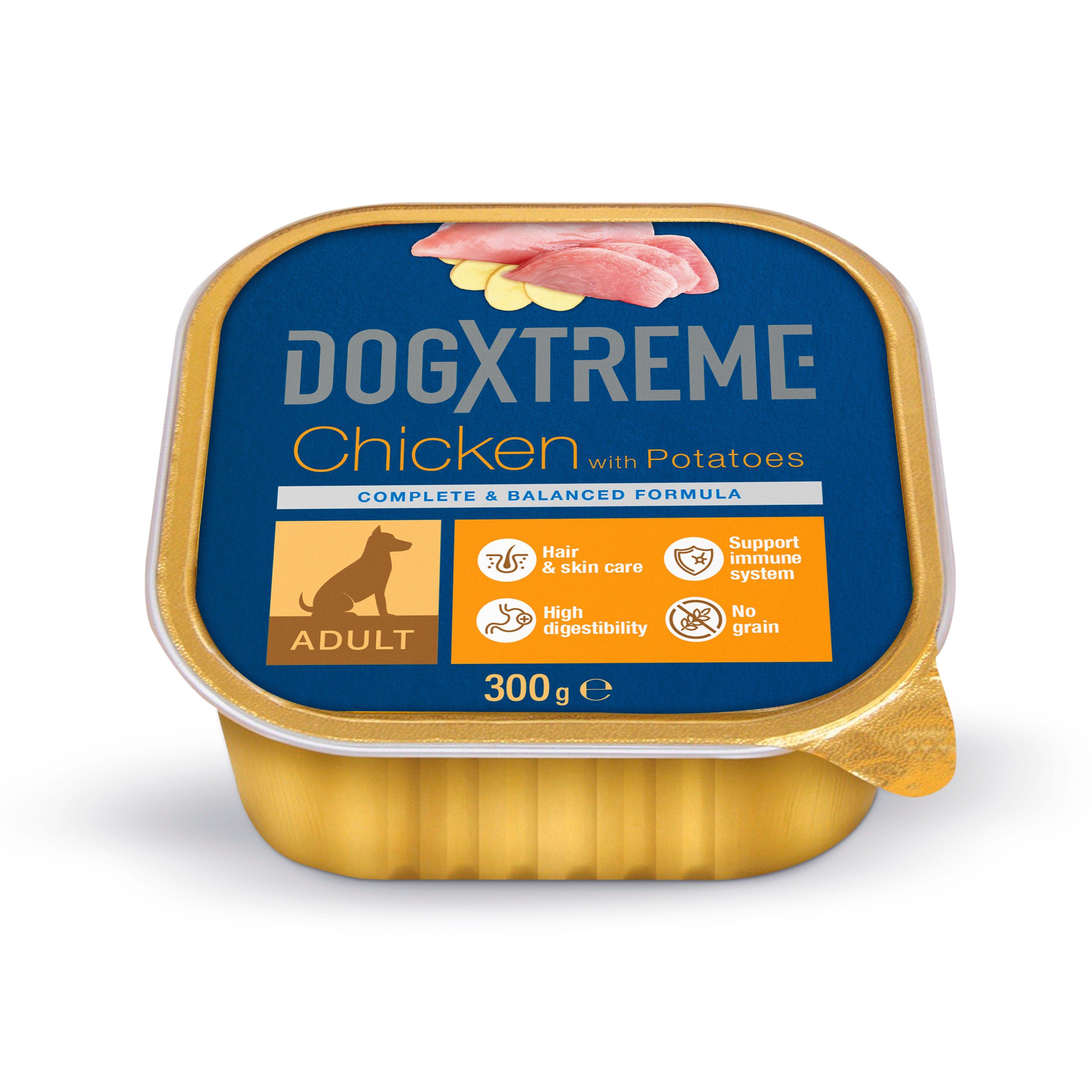 DogXtreme - Bo&icirc;te au poulet pour Chien Adulte - 300g Image num&eacute;ro 1