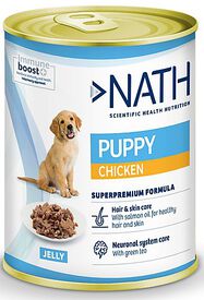 Nath - Pâtée Poulet Saumon Chiots - 400g