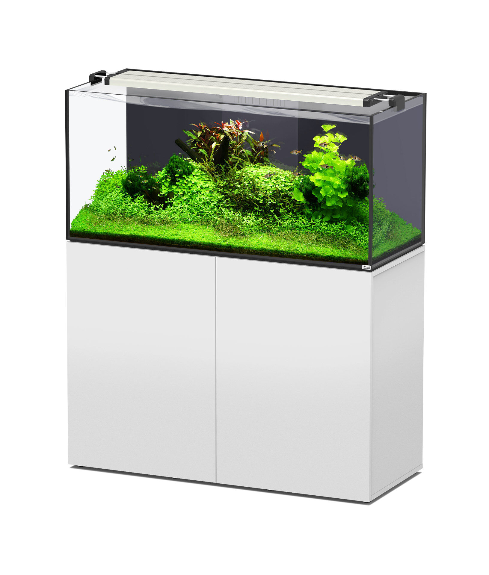 Aquatlantis - Aquarium + Meuble AQUAVIEW 120 Blanc - 278L Image num&eacute;ro 1
