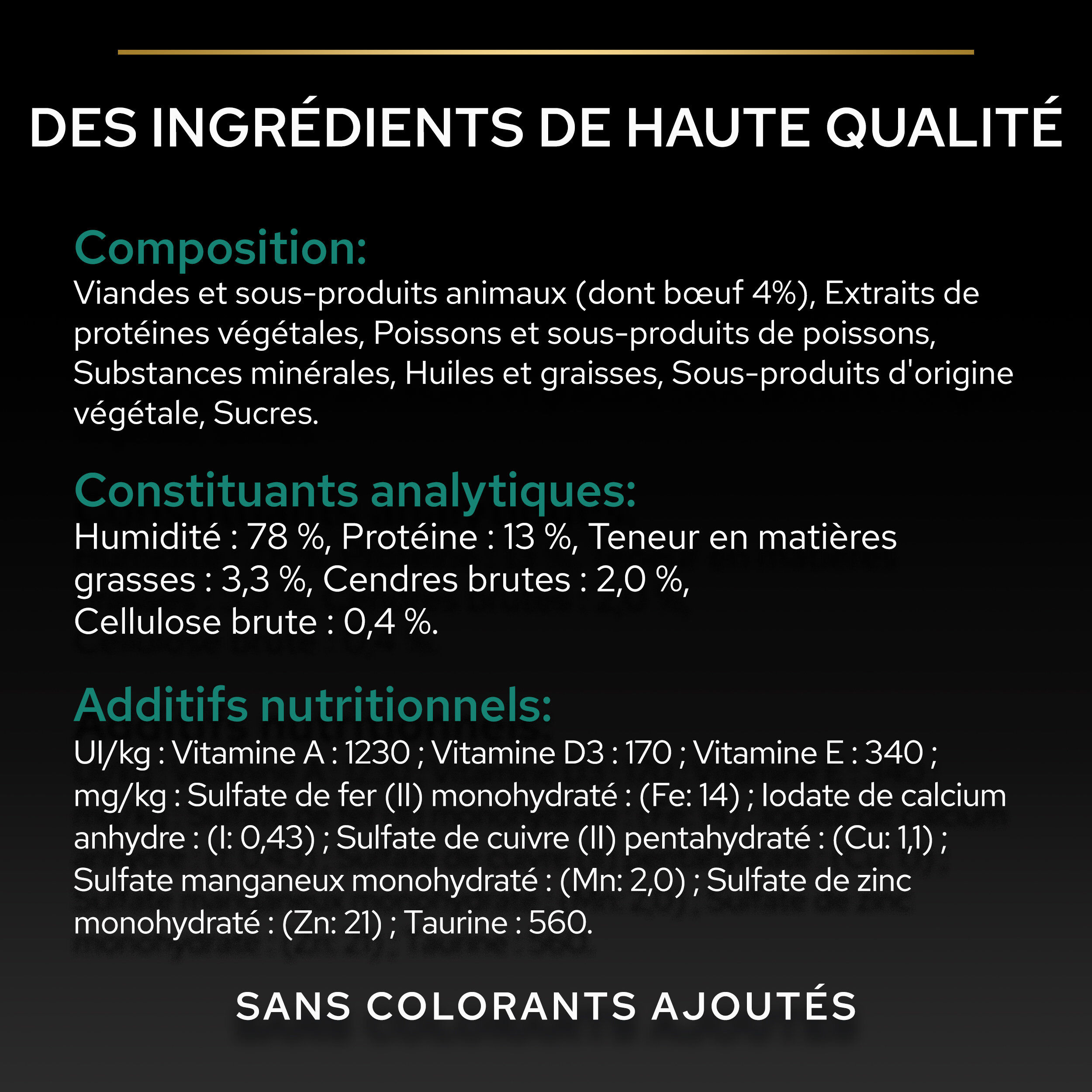 Pro Plan -  Pochons Adulte St&eacute;rilis&eacute; Boeuf Poulet pour chat adulte -  10x85g Image num&eacute;ro 7