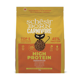 Schesir - Croquettes Born Carnivore Poulet Et Oeuf Pour Chats - 255g