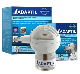 Adaptil - Diffuseur + Recharge 30J pour le Stress du Chien - 48ml