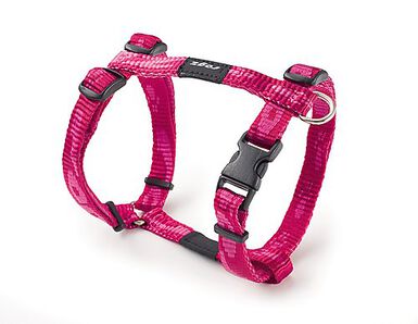 Rogz - Harnais en Nylon Rose pour Chiens - S