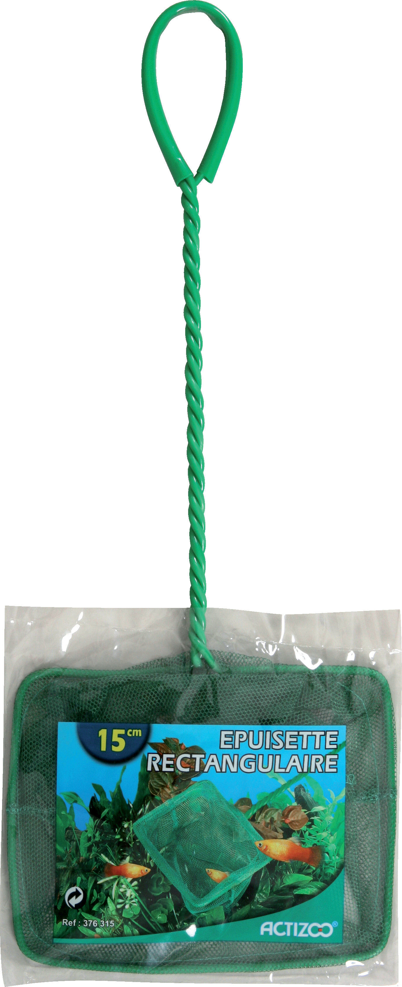 Zolux - &Eacute;puisette Verte Rectangulaire pour Aquarium - 15cm Image num&eacute;ro 1