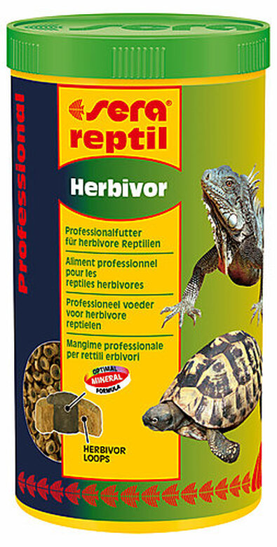 Sera - Aliments Professional Herbivor pour Reptiles Herbivores - 1L image number null