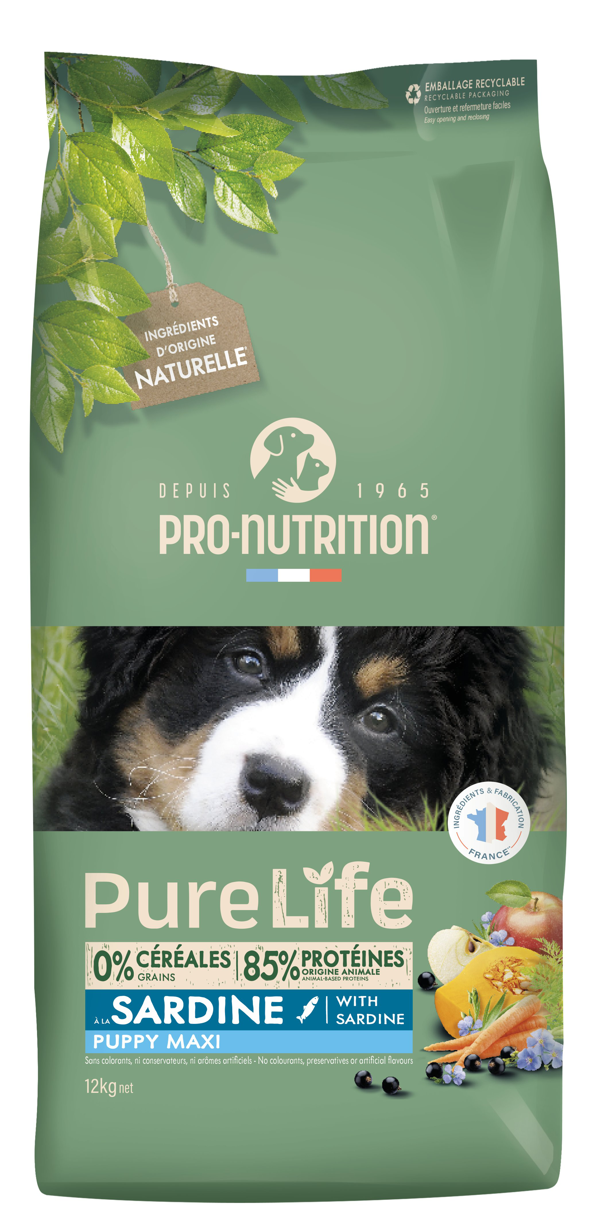 Pro-Nutrition - Croquettes Pure Life Puppy Maxi pour Chiots- 12kg Image num&eacute;ro 1
