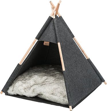 Trixie - Abri Tipi Gris pour Chat - 55x65x55cm