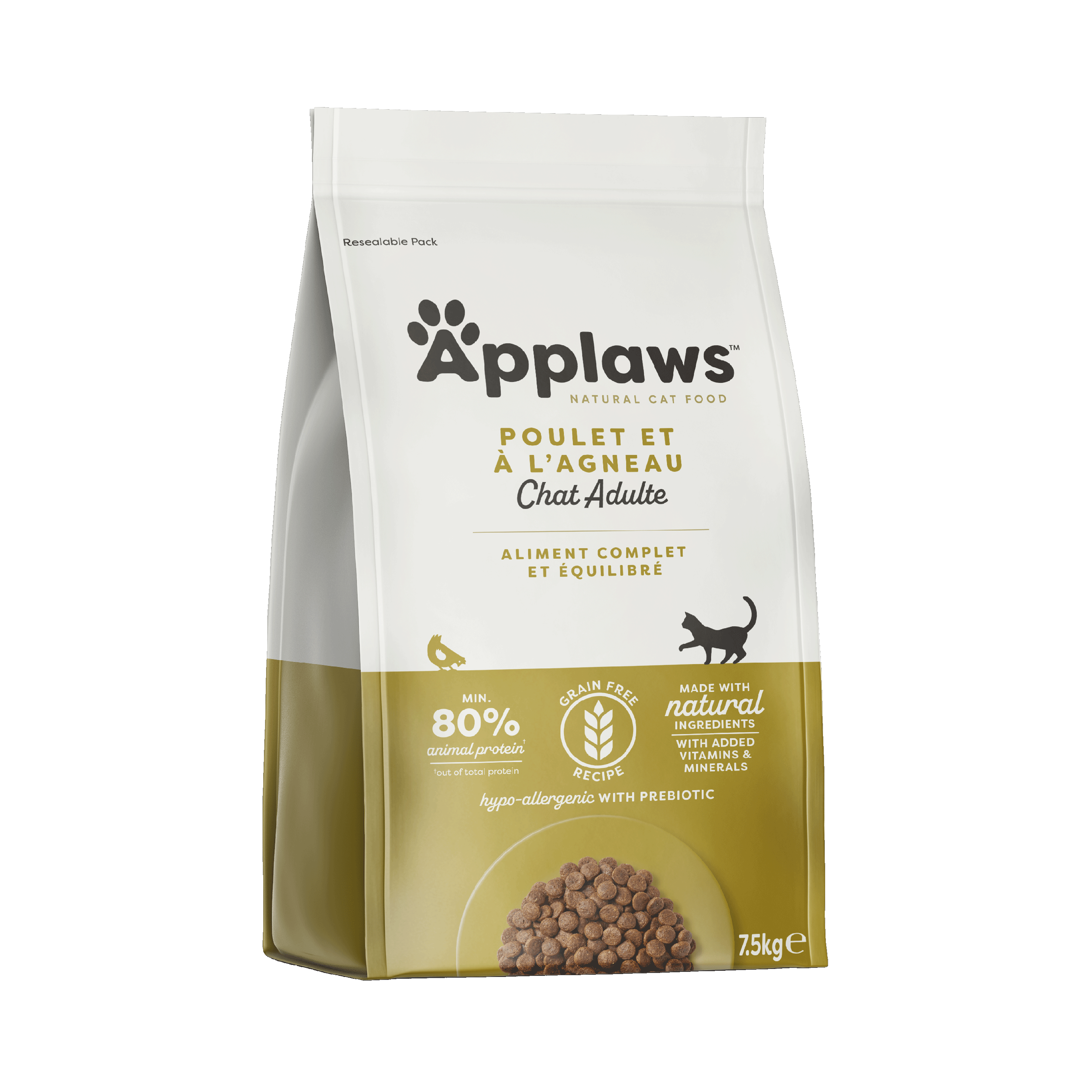Applaws - Croquettes Poulet Agneau pour Chats - 7,5Kg Image num&eacute;ro 1