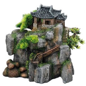 Aquadella - Décoration KOREANCOTTAGE pour Aquarium - 23x13x22cm
