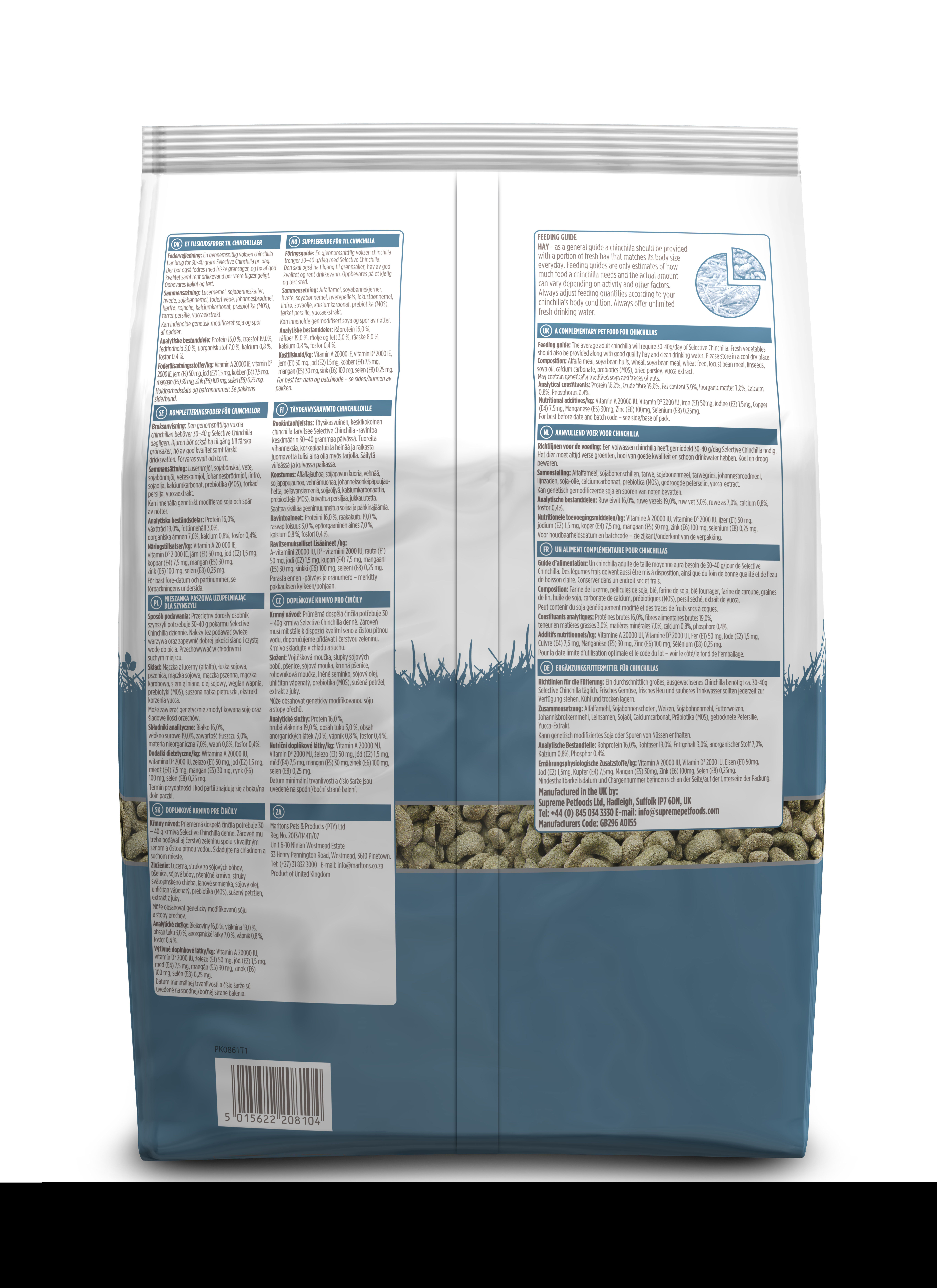 Supreme Science - Aliments Selective pour Chinchilla - 1,5Kg Image num&eacute;ro 4