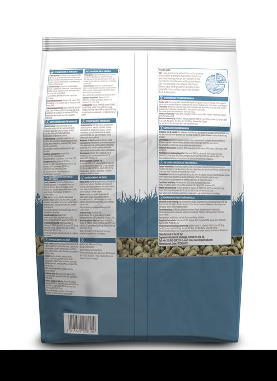 Supreme Science - Aliments Selective pour Chinchilla - 1,5Kg Image numéro 4 Supreme Science - Aliments Selective pour Chinchilla - 1,5Kg Image numéro 4
