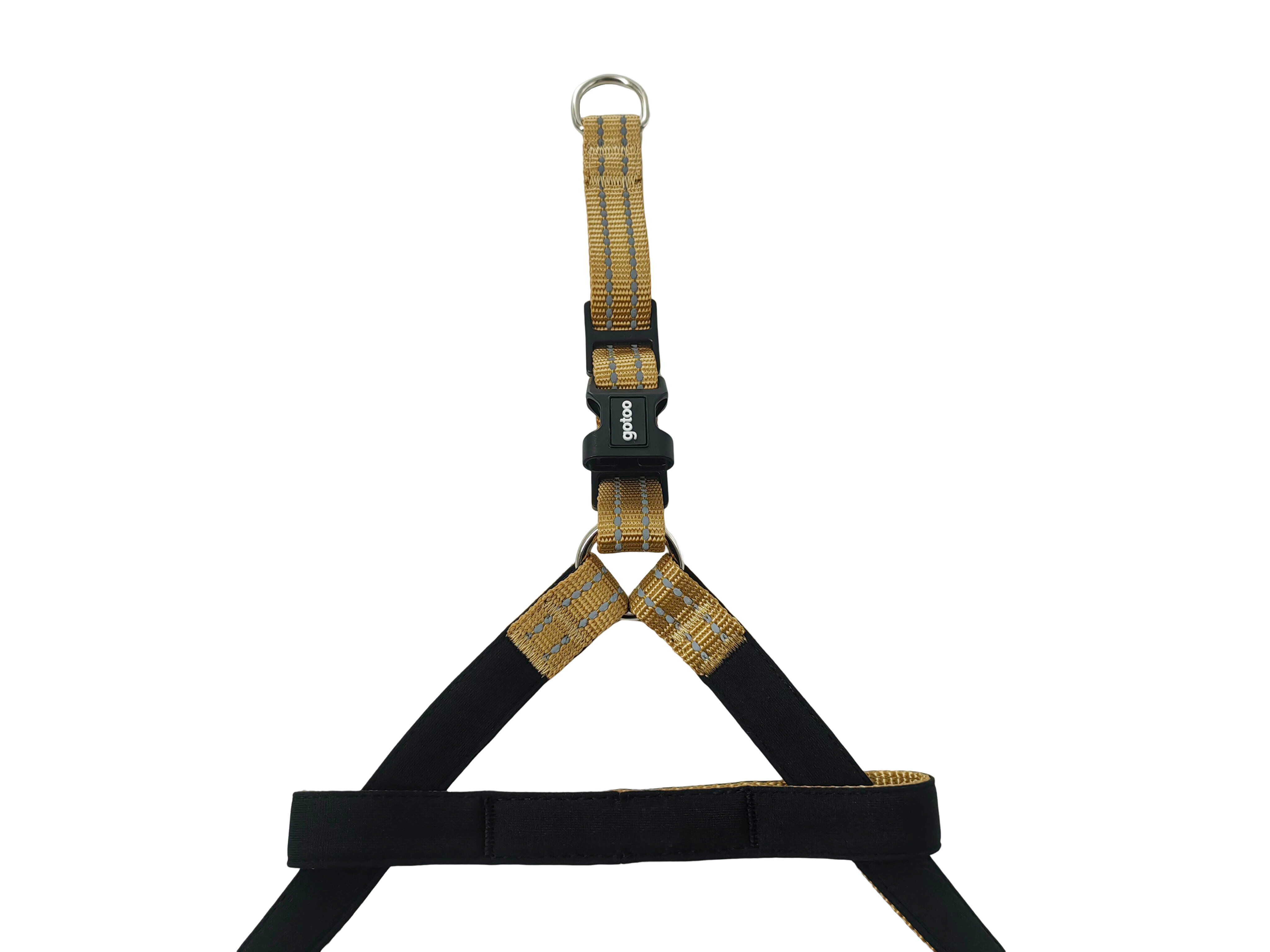 Gotoo - Harnais Essentials en Nylon Premium Beige pour Chien - XS Image num&eacute;ro 4