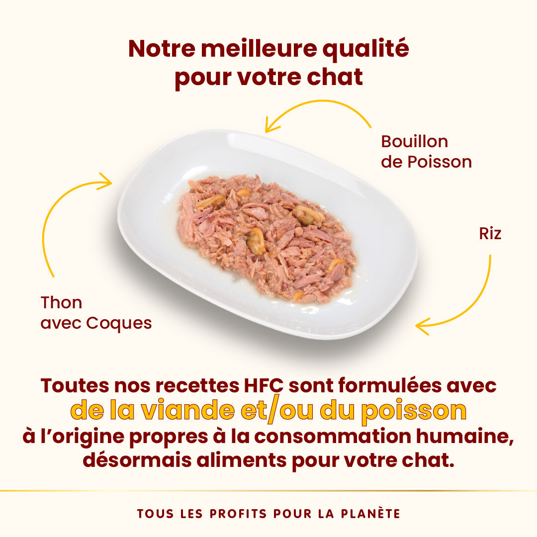 Almo Nature - P&acirc;t&eacute;e Hfc Natural Thon Avec Coques - 70g Image num&eacute;ro 3