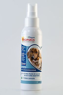 Animalis - Lotion en Spray Anti Démangeaisons pour Chiens et Chats - 125ml