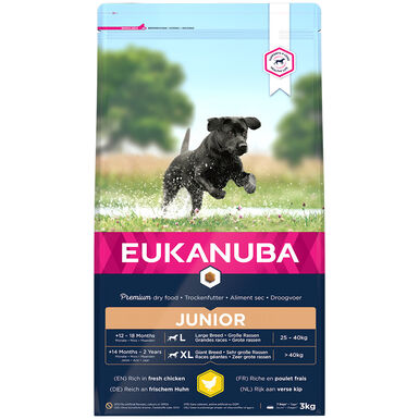 Eukanuba - Croquettes Junior Pour Grande Race Poulet