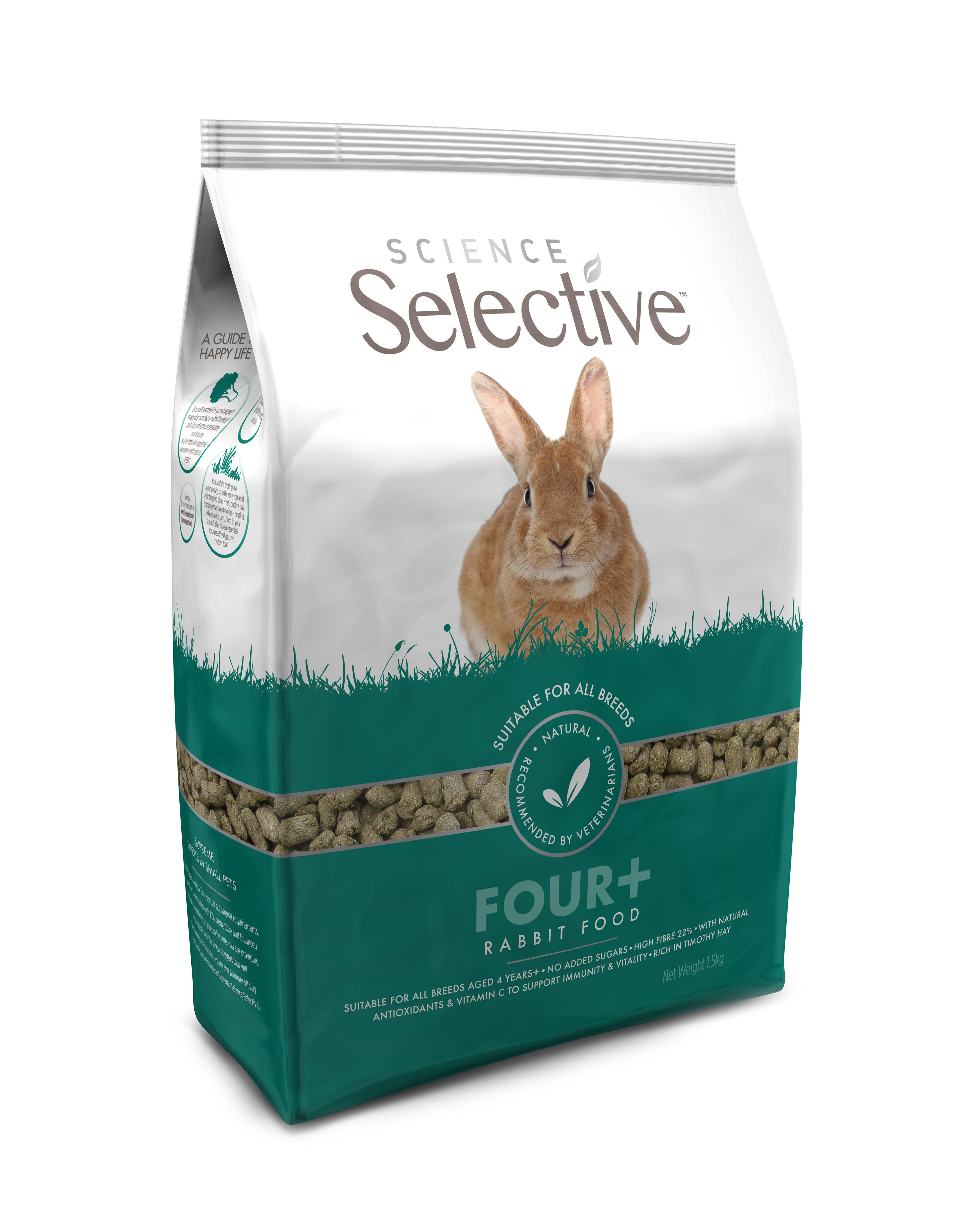 Supreme Science - Aliments Selective +4 pour Lapin - 1,5Kg Image num&eacute;ro 2