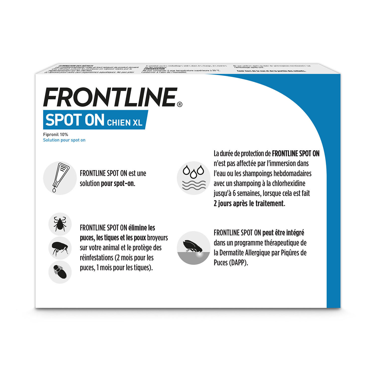 Frontline - Pipettes Antiparasitaire pour Chien de 40 &agrave; 60kg - 4x4,02ml Image num&eacute;ro 2