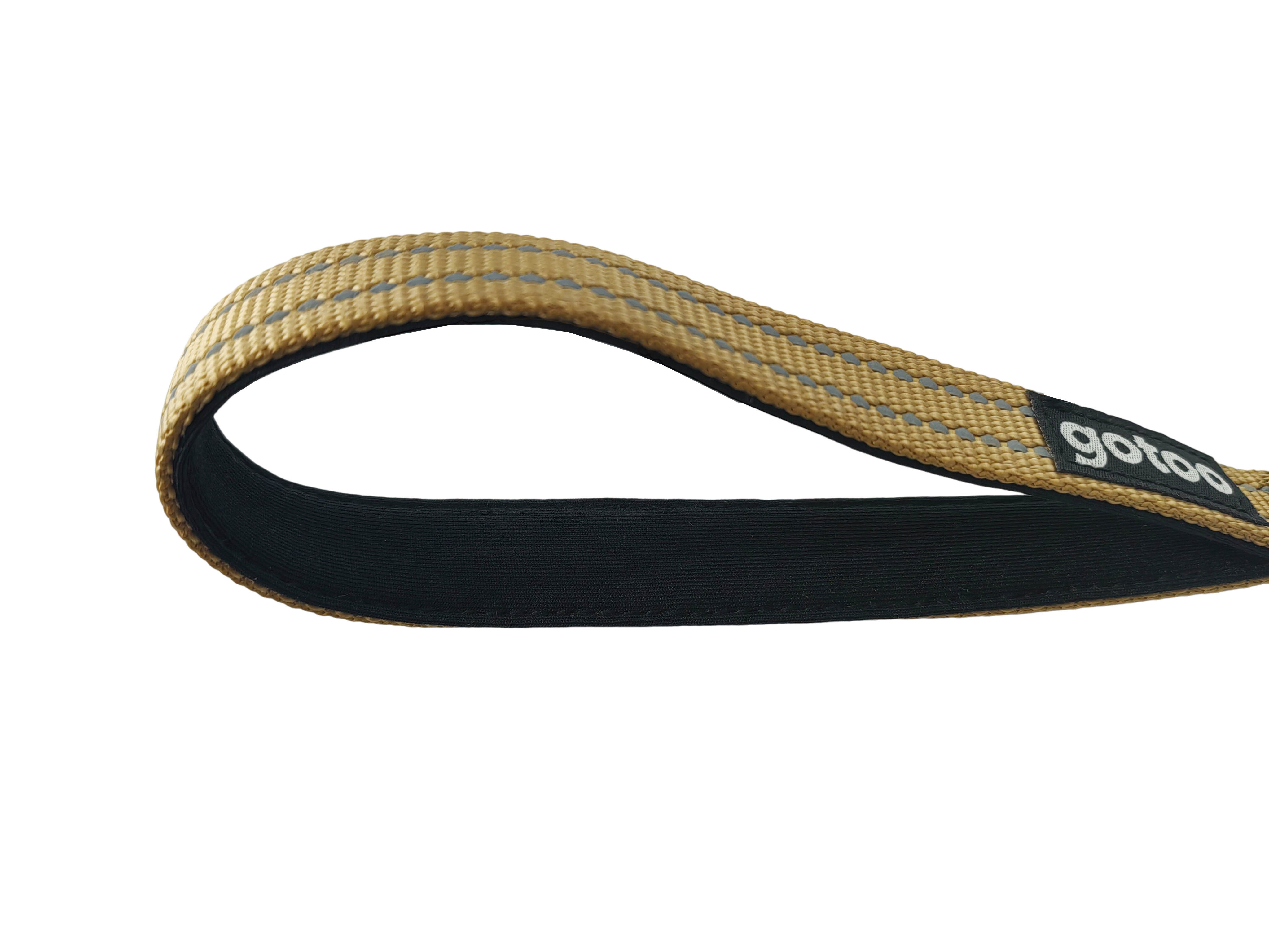 Gotoo - Laisse Essentials en Nylon Premium Beige pour Chien Image num&eacute;ro 3