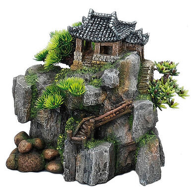 Aquadella - Décoration KOREANCOTTAGE pour Aquarium - 23x13x22cm