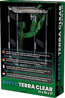 Repto - Terrarium AcryliqueTerra Clear - 11,5x10x16,5cm