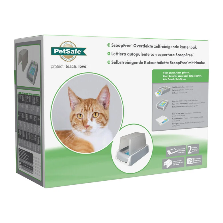 PetSafe - Litière Auto Scoopfree 1,5 + Couvercle pour Chats Image numéro 1 PetSafe - Litière Auto Scoopfree 1,5 + Couvercle pour Chats Image numéro 1
