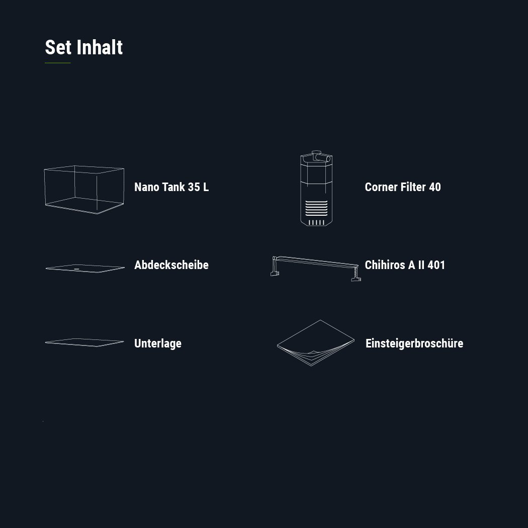 Dennerle - Mini Aquarium Panoramique Nano Tank Plant Pro - 35L Image num&eacute;ro 4