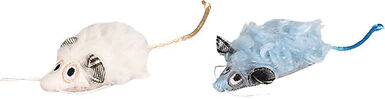 Flamingo - Jouet Peluche Rizzo Souris pour Chats - 6cm