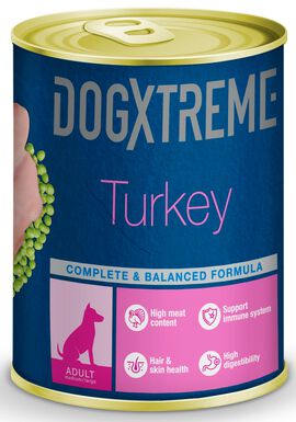 DogXtreme - Pâtée Adulte Dinde pour Chiens - 400g