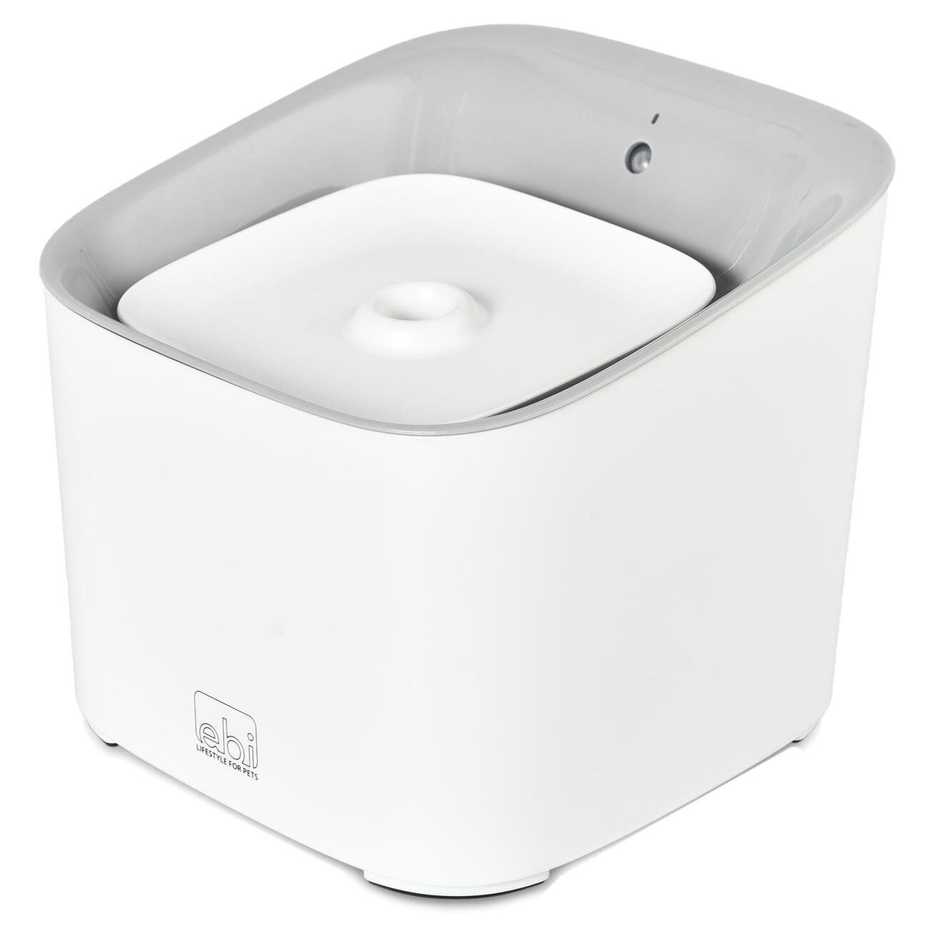 Ebi - Fontaine A Eau Manoa 3l - 20,5x20,5x18cm Blanc/Gris Image num&eacute;ro 1