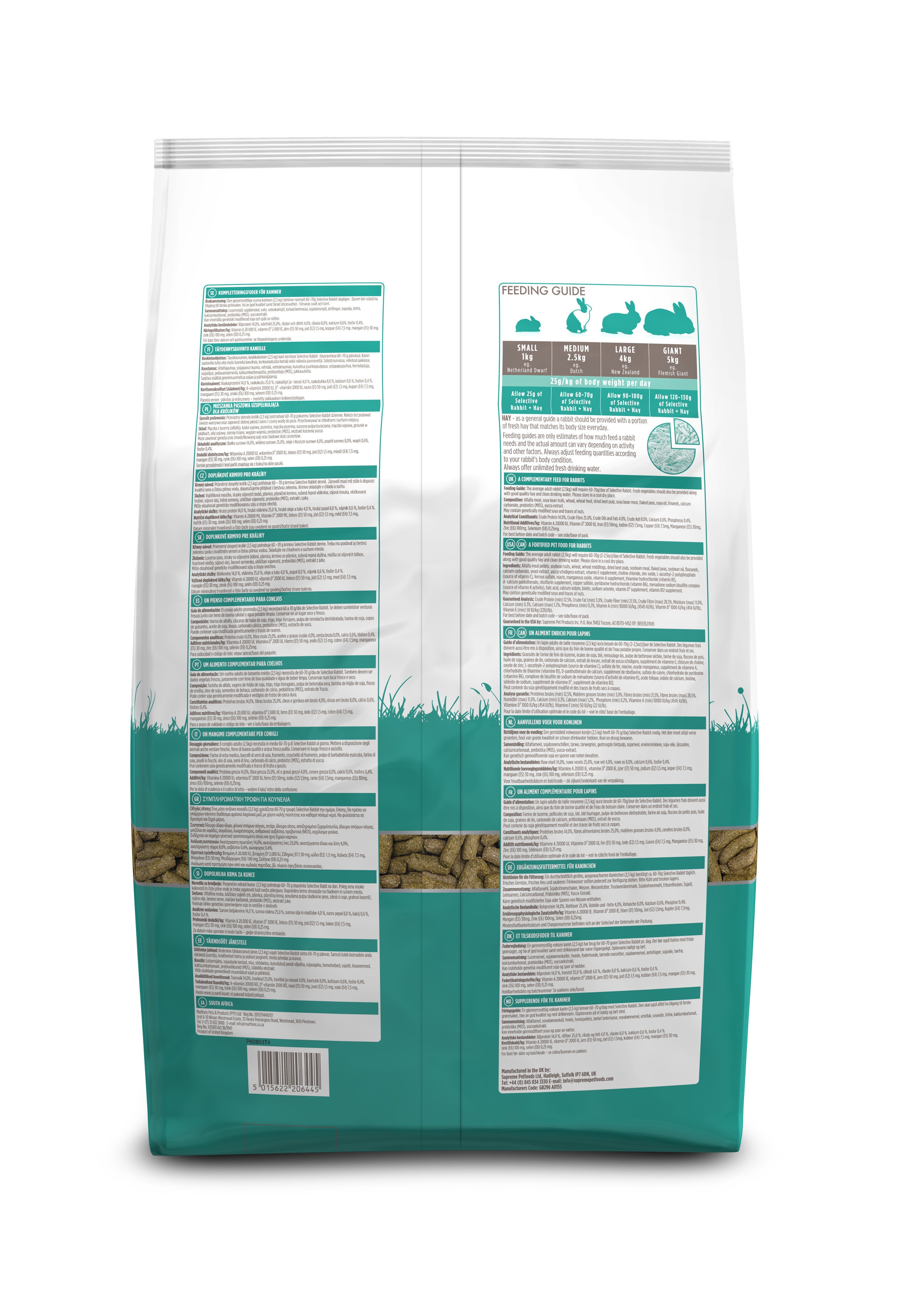 Supreme Science - Aliments Selective pour Lapin - 5Kg Image num&eacute;ro 3