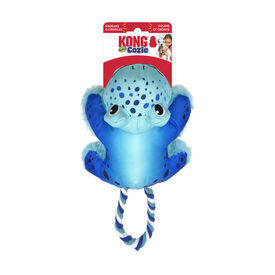 KONG - Jouet Cozie Tuggz Grenouille pour Chiens - S/M