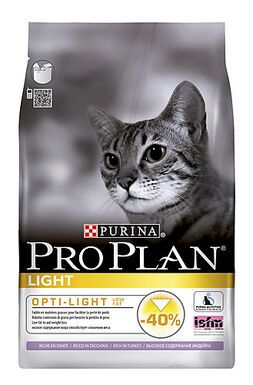 Pro Plan - Croquettes Light à la Dinde pour Chat Adulte