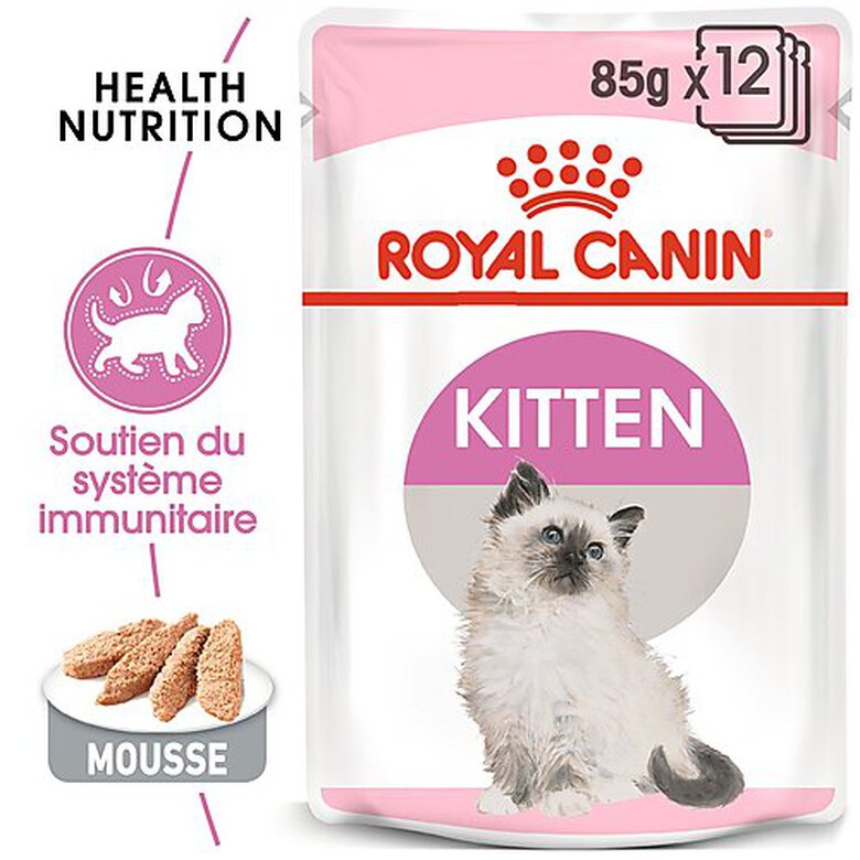 Royal Canin - Sachets Kitten en Mousse pour Chaton - 12x85g image number null