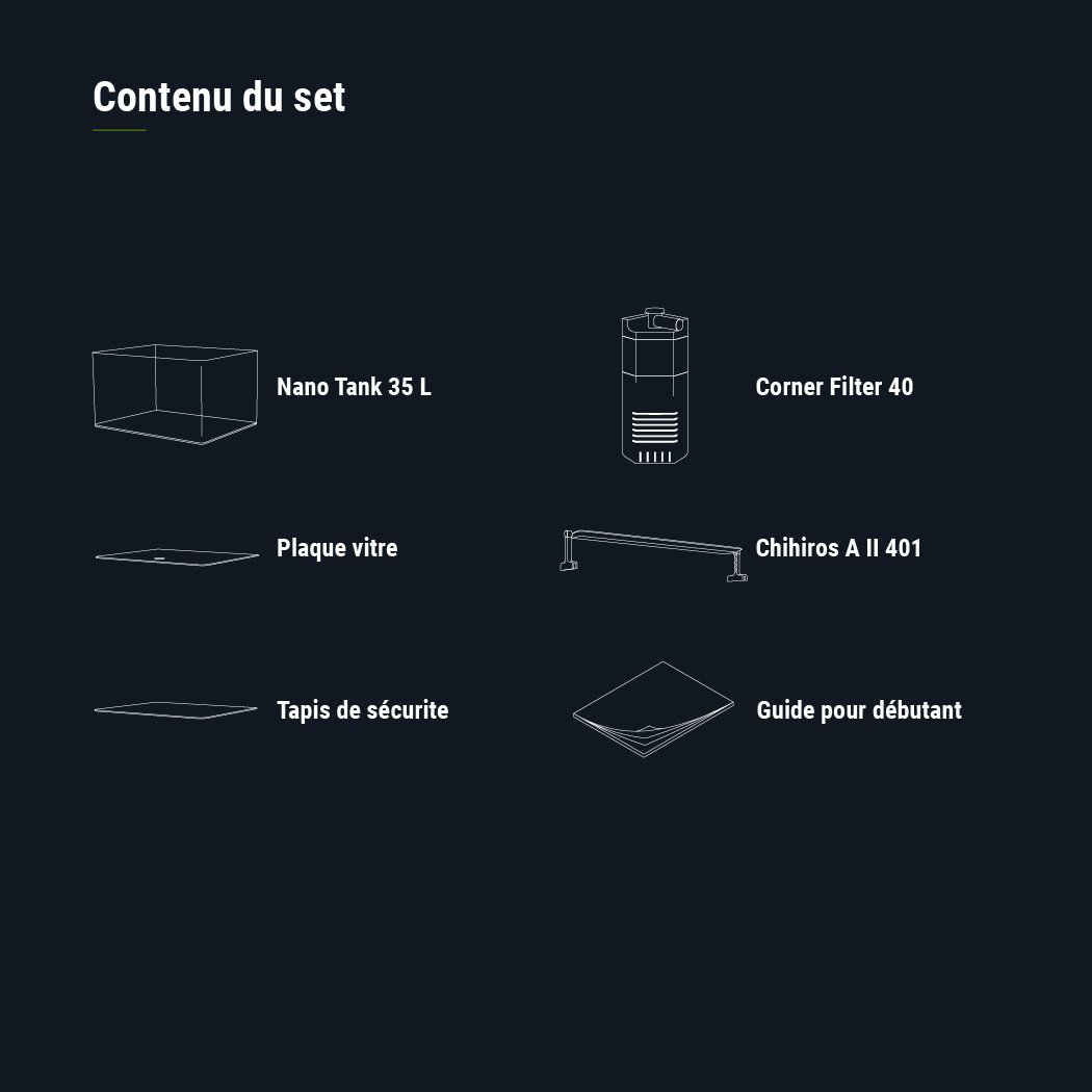 Dennerle - Mini Aquarium Panoramique Nano Tank Plant Pro - 35L Image num&eacute;ro 6