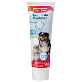 Beaphar - Pâte Dentifrice 2 Enzymes au Goût Foie pour Chien - 100g